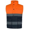 Chaleco acolchado alta visibilidad workteam s4035