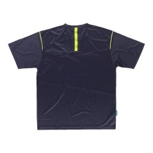 camiseta workteam wf3016 en gris oscuro/naranja fluor