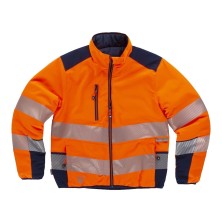 cazadora a.v. workteam c8210 en naranja a.v./marino