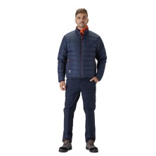 cazadora a.v. workteam c8210 en naranja a.v./marino