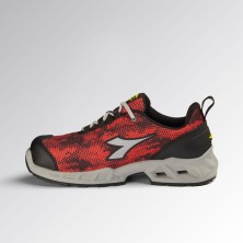 zapatilla diadora shark stable impact s1ps en negro/rojo