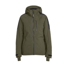 chaqueta mujer de esquí tenson core 465017093 en verde oliva