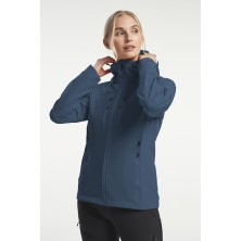 chaqueta softshell para mujer tenson txlite 465018097 en azul oscuro