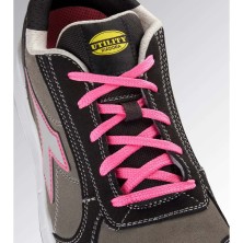 zapatilla mujer diadora run net airbox low s3s en ahumado/plata/rosa