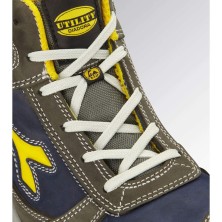 bota diadora run mid s3s en gris/azul