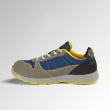 zapatilla diadora run text low s1ps en gris/azul