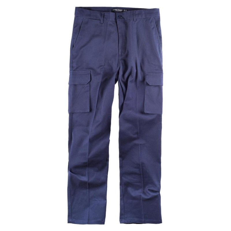 Pantalon multibolsillos tipo chino workteam b1421