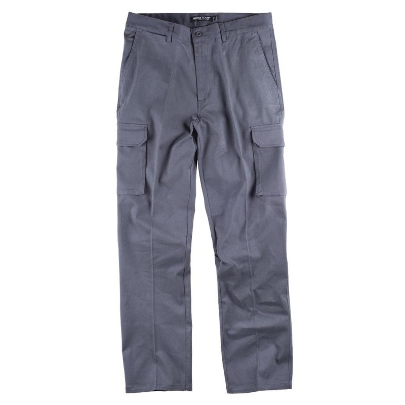 Pantalon multibolsillos tipo chino workteam b1421