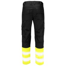 pantalon a.v. projob 646537 en amarillo/negro