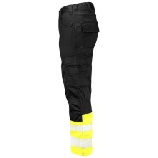 pantalon a.v. projob 646537 en amarillo/negro