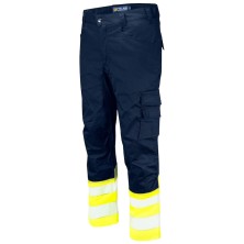 pantalon a.v. projob 646537 en amarillo/marino