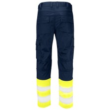 pantalon a.v. projob 646537 en amarillo/marino