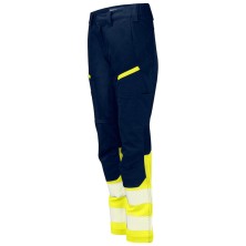 pantalón a.v. mujer projob 646538 en amarillo/marino