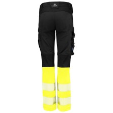 pantalón a.v. mujer projob 646538 en amarillo/negro