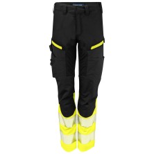 pantalón a.v. mujer projob 646538 en amarillo/negro