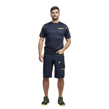 bermuda workteam future wf3017 en marino/negro/amarillo fluor