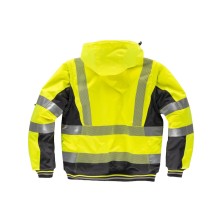 parka a.v. desmontable workteam c3535 en amarillo a.v./negro