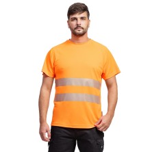 camiseta a.v. workteam c3970 en naranja a.v.