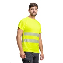 camiseta a.v. workteam c3970 en amarillo a.v.