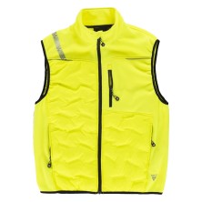 chaleco workteam s7840 en amarillo fluor