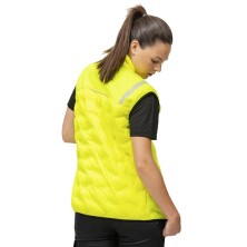chaleco workteam s7840 en amarillo fluor