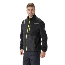 chaqueta softshel workteam s7835 en negro
