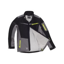 chaqueta softshell workteam s7825 en negro/gris