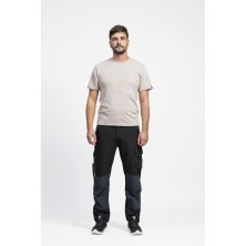 pantalón workteam b4042 en negro/gris