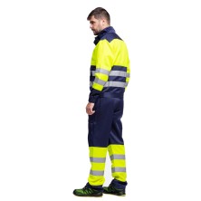 pantalón a.v. workteam b1495 en marino/amarillo a.v.