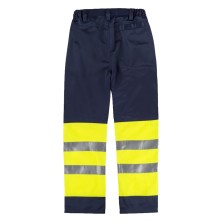 pantalón a.v. workteam b1495 en marino/amarillo a.v.