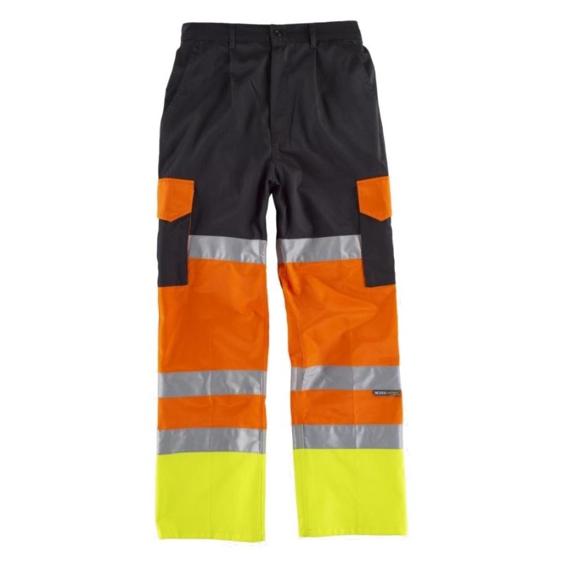 Pantalon alta visibilidad workteam c3216