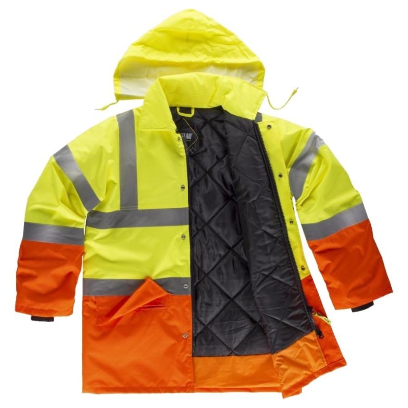 Parka alta visibilidad workteam c3716