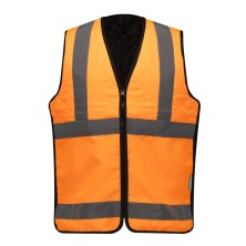 chaleco refrigerante a.v. underheat base reflex en naranja
