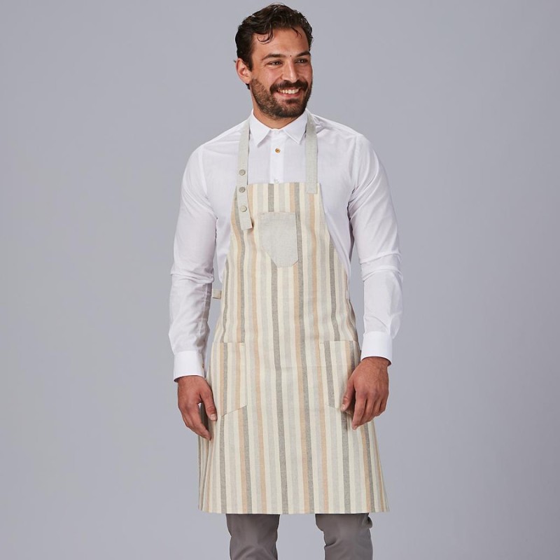 Delantal peto garys rayas 100039