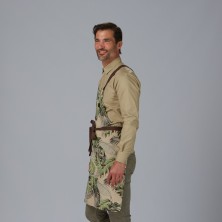 delantal peto garys flores 100035 en verde