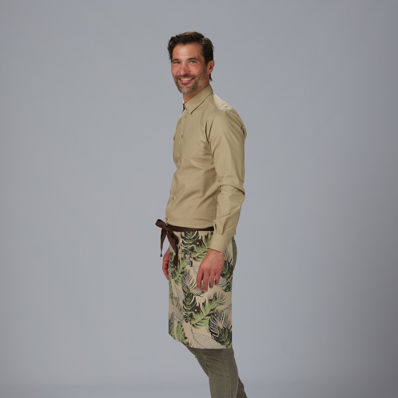 Delantal corto garys flores 100043