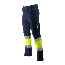 pantalón a.v. chintex 1061s en marino/amarillo a.v.