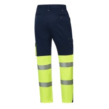 pantalón a.v. chintex 1061r en marino/amarillo a.v.