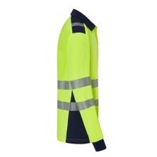 polo a.v. m/l chintex 1095r en marino/amarillo a.v.