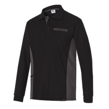 polo m/l chintex allen 1702 en negro/gris