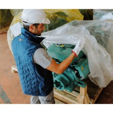 chaleco reebok workwear acolchado rb002 en azul