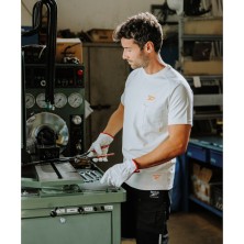 camiseta reebok workwear rb003t en blanco