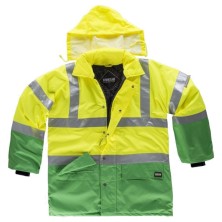 parka a.v. workteam c3711 en amarillo/verde
