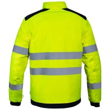 parka a.v. cofra kirkholm v639 en amarillo fluor/navy