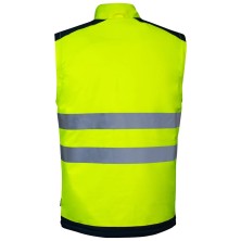 parka a.v. cofra kirkholm v639 en amarillo fluor/navy