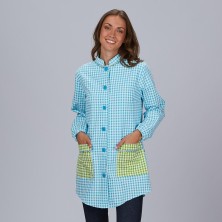 bata de mujer garys aquarium 500024 en verde agua