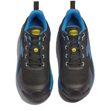 zapatilla diadora vortex da2 low s3s en negro/azul imperial