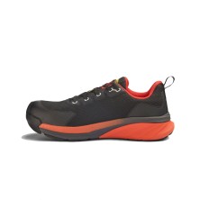 zapatilla diadora vortex da2 low s3s en negro/rojo