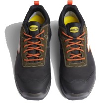 zapato diadora sport diatex low s7s en negro/verde rabbia