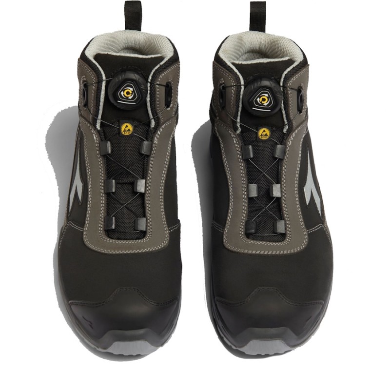 Bota diadora shark leather quick mid s3s